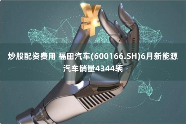 炒股配资费用 福田汽车(600166.SH)6月新能源汽车销量4344辆
