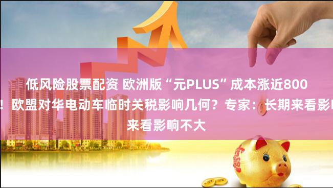 低风险股票配资 欧洲版“元PLUS”成本涨近8000欧元！欧盟对华电动车临时关税影响几何？专家：长期来看影响不大