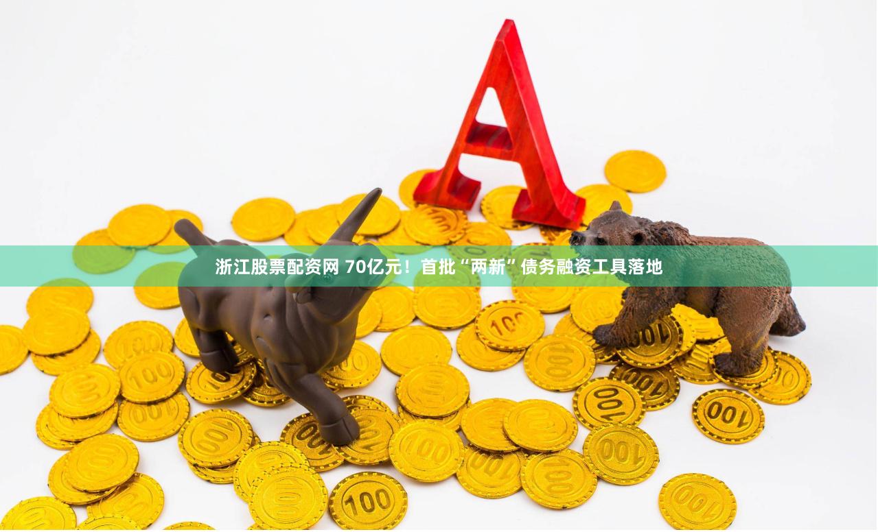 浙江股票配资网 70亿元！首批“两新”债务融资工具落地